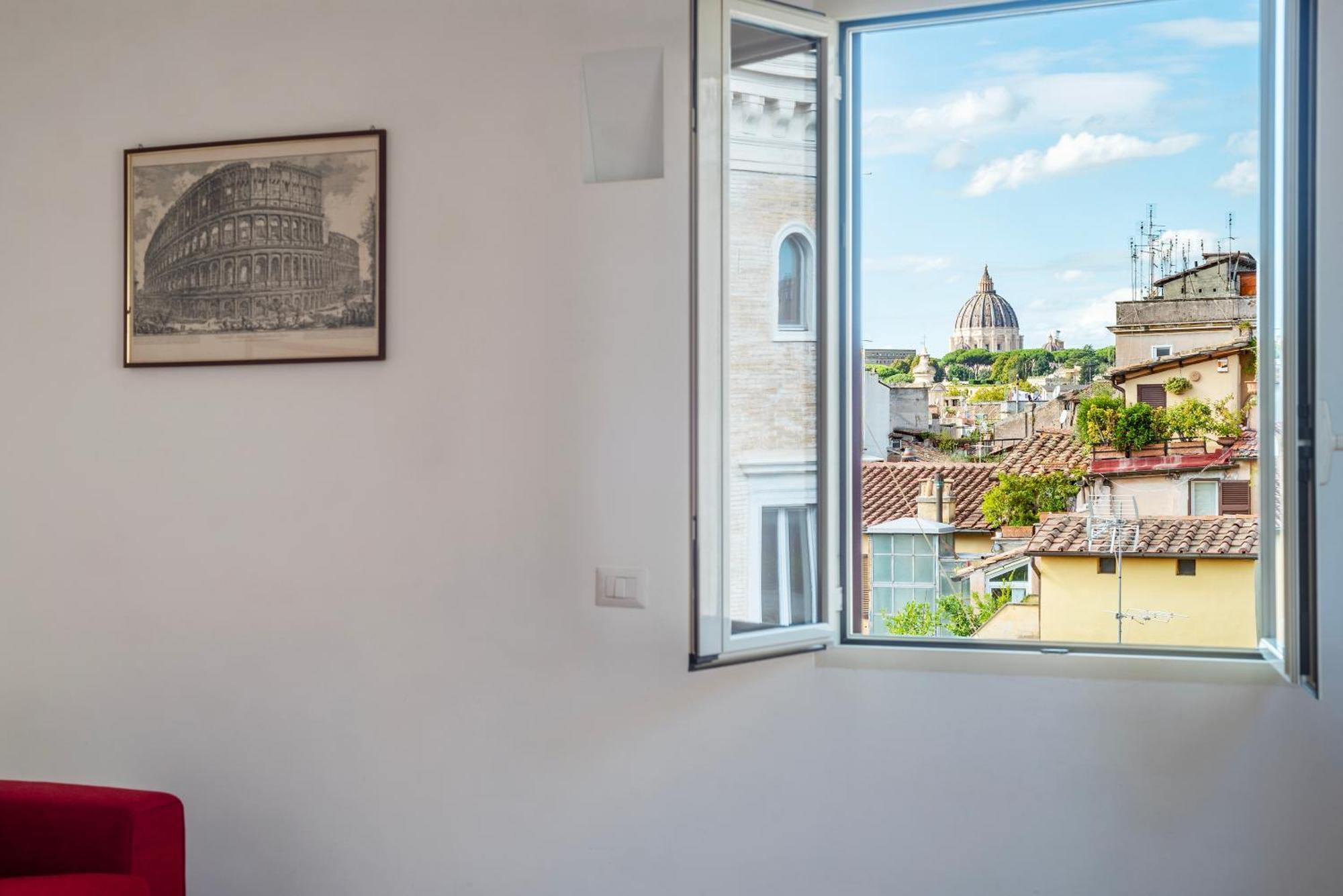 Apartment With Terrace In Via Del Pellegrino - Fromhometoโรม ภายนอก รูปภาพ
