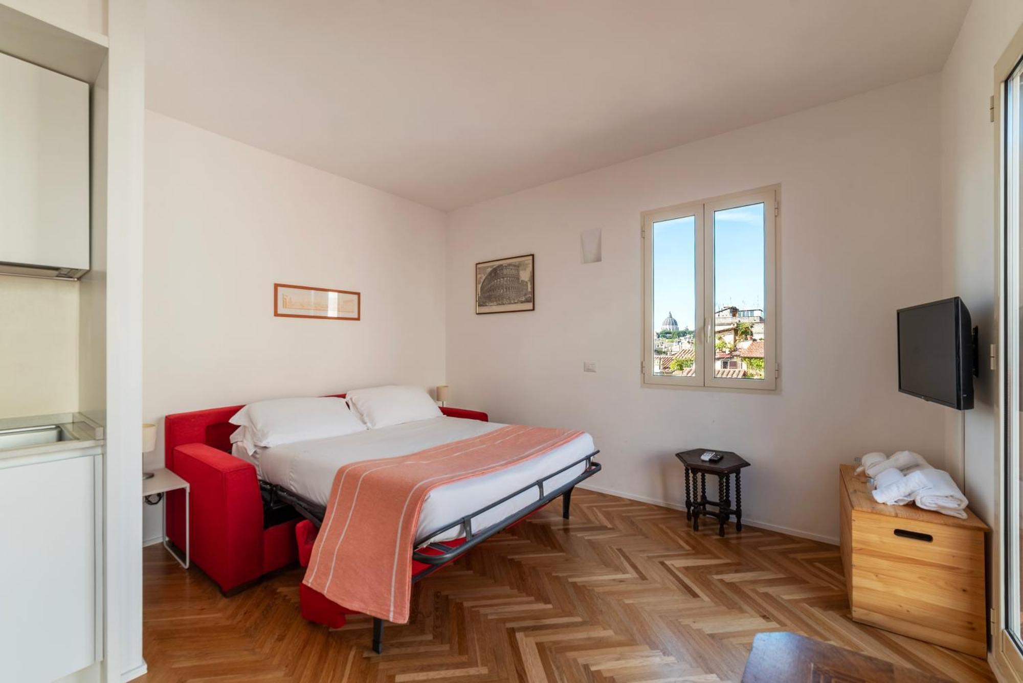 Apartment With Terrace In Via Del Pellegrino - Fromhometoโรม ภายนอก รูปภาพ